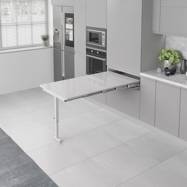 Ayaklı Katlanır Masa Mekanizması 900 mm Beyaz