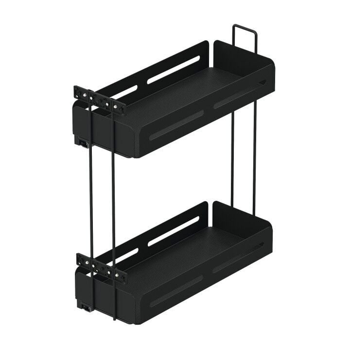 Unique Box Gizli Raylı Deterjanlık (Çift Açılım) 203 mm Unique Box - Antrasit