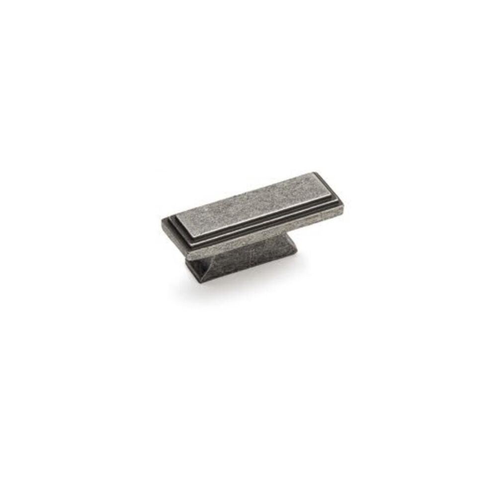 System 16 mm Antik Gümüş Renk Düğme Kulp (SY4237 0016 OSM)