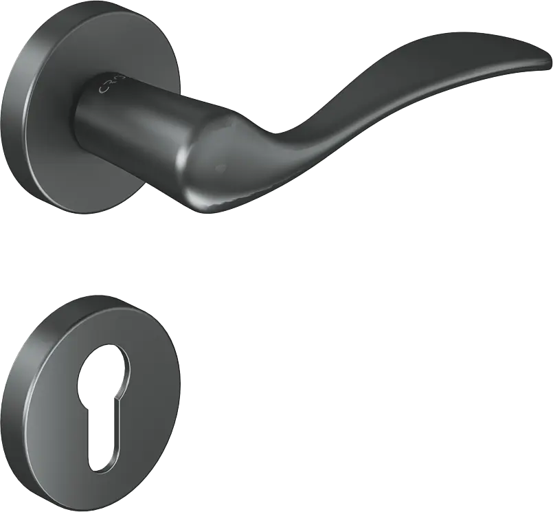 Çebi 1104-9188 Eva Croma Kapı Kolu PC27 (Antrasit Saten) - Yale