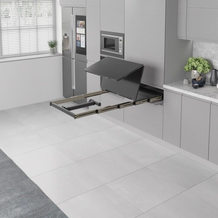 Ayaklı Katlanır Masa Mekanizması 900 mm Antrasit
