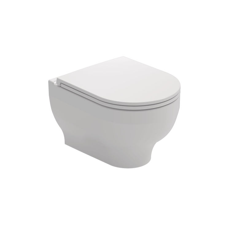 Häfele Atlas Compact R50 Kanalsız Asma Klozet Seti Parlak Beyaz