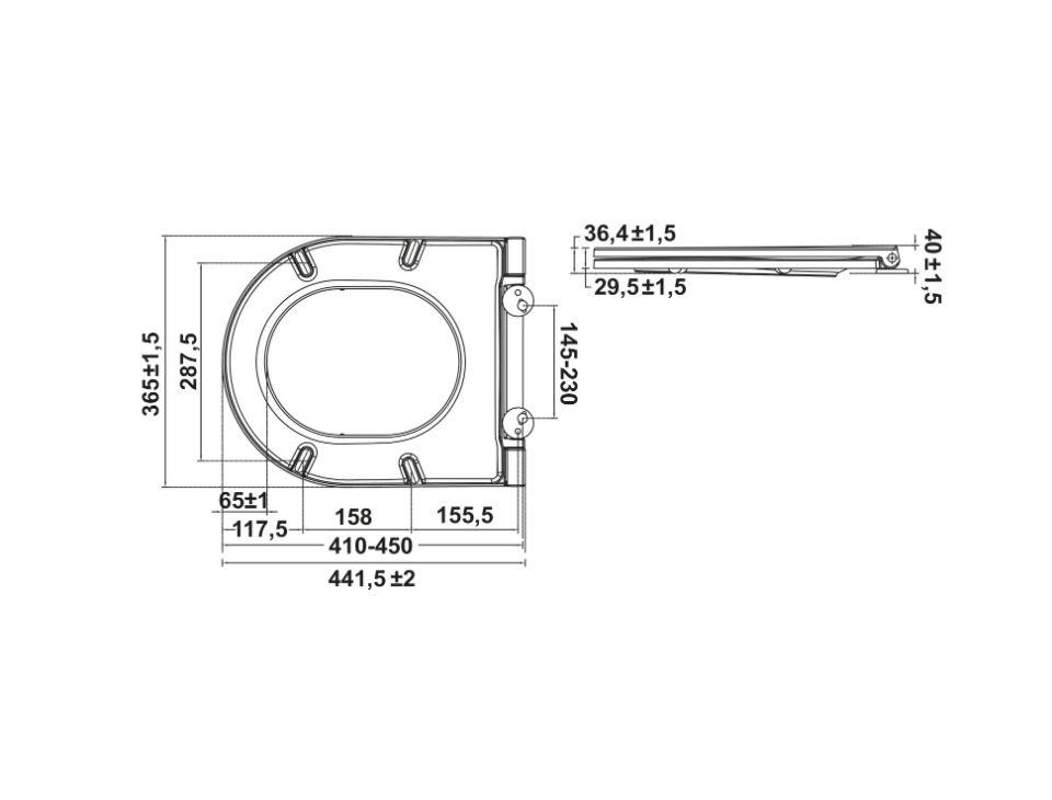 Asma Klozet Seti, ATLAS COMPACT