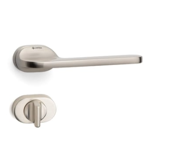 System JASPER Rozetli Kapı Kolu Nikel Saten Renk (HA203RO16 NB) WC