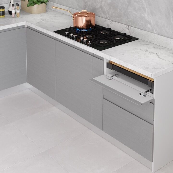 Çekmece İçi Fonksiyonel Kesme Tablası 700 mm Antrasit