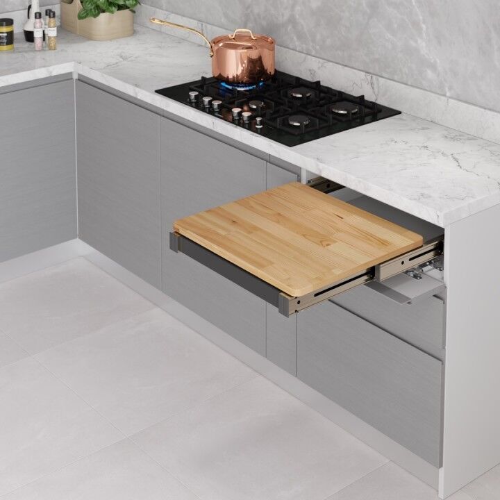 Çekmece İçi Fonksiyonel Kesme Tablası 700 mm Antrasit