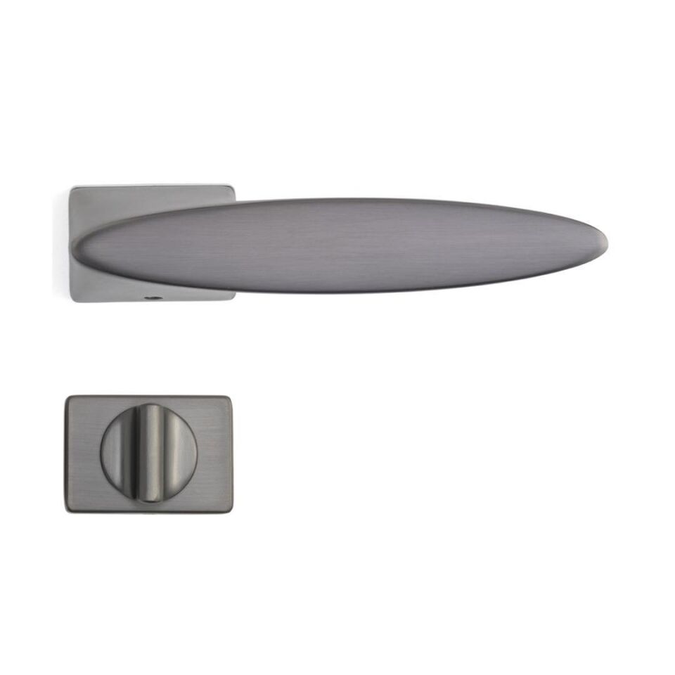 System EPSILON Rozetli Kapı Kolu Füme Renk (HA205RO15 BBN)