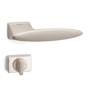 System EPSILON Rozetli Kapı Kolu Nikel Saten Renk (HA205RO15 NB) WC