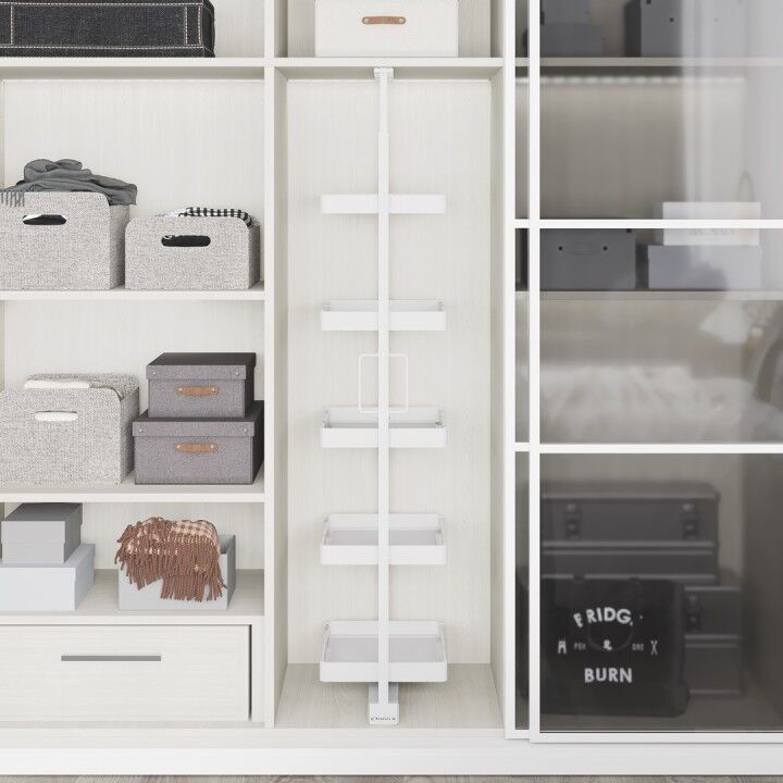 Raylı Raf Ünitesi 1800-2000 mm Beyaz