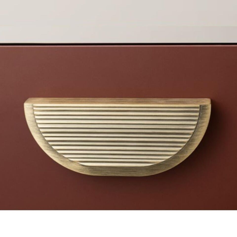 System 9076 Antik Renk Modern Kulp 224 mm (SY9076 0224 ABM)
