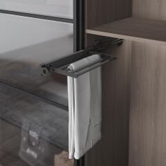 Raylı Alüminyum Pantolon Askısı