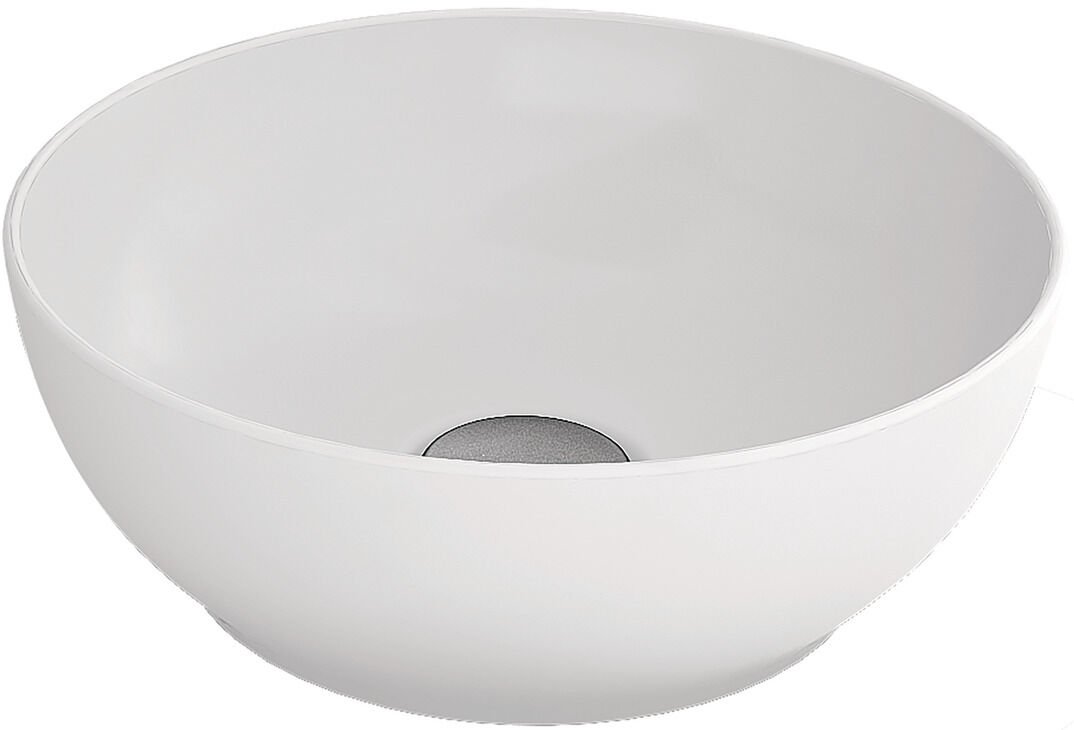Tezgah Üstü Lavabo, LOTUS R, parlak beyaz