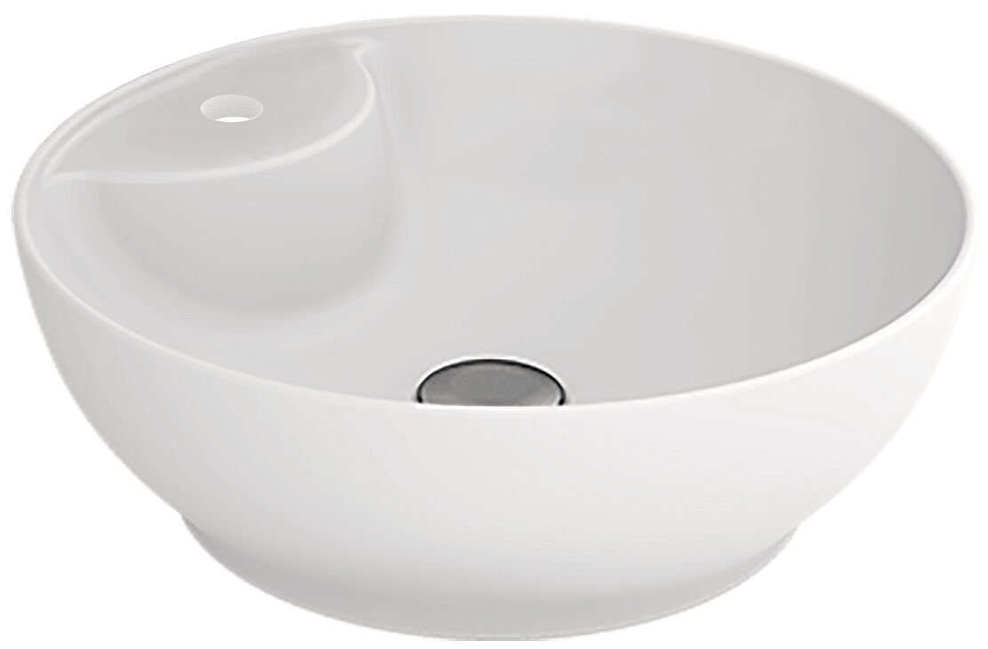 Tezgah Üstü Lavabo, LOTUS RB, parlak beyaz