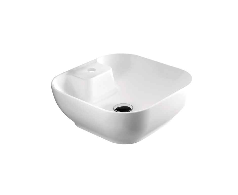 Tezgah Üstü Lavabo, LOTUS SB, parlak beyaz