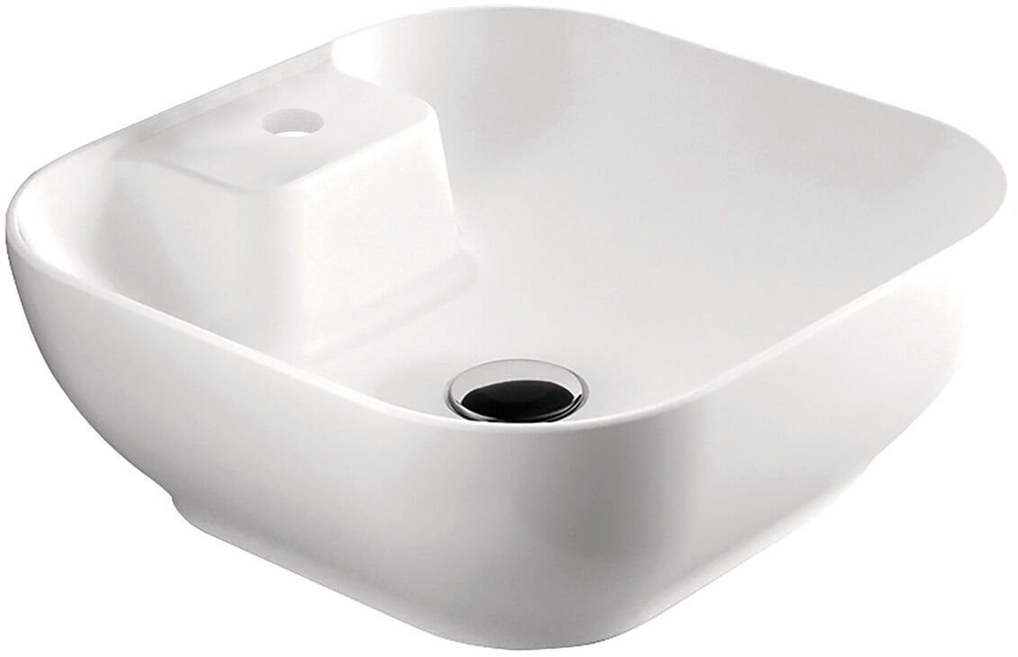 Tezgah Üstü Lavabo, LOTUS SB, parlak beyaz