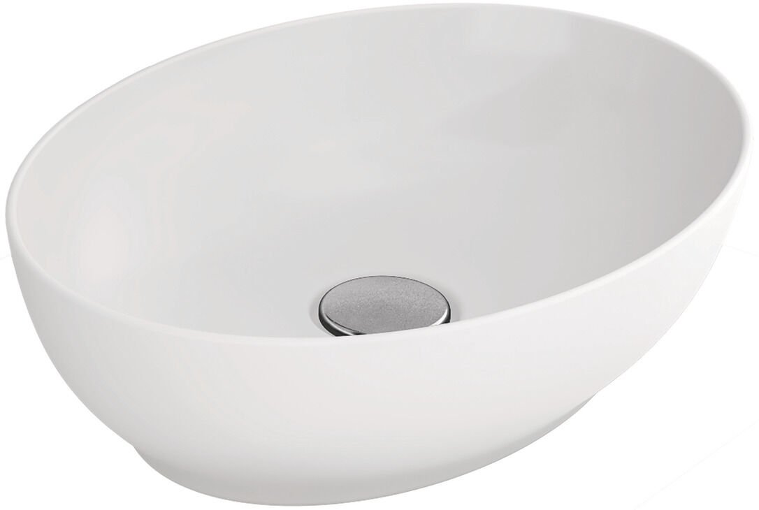 Tezgah Üstü Lavabo, LOTUS O, parlak beyaz