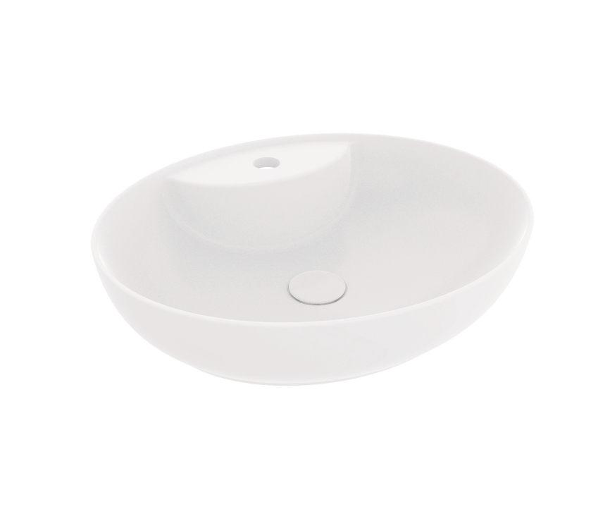 Tezgah Üstü Lavabo, LOTUS OB, parlak beyaz