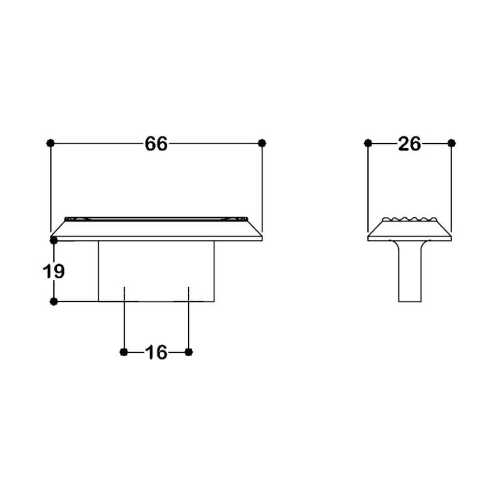 System 16 mm Antik Renk Kulp (SY9006 0016 ABM)