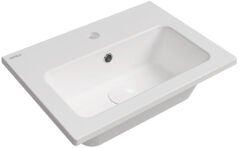 Etajerli Lavabo, SIGMA 50, parlak beyaz