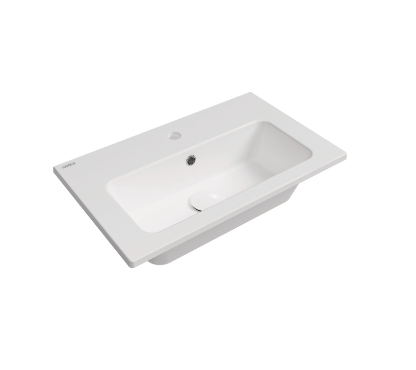 Etajerli Lavabo, SIGMA 60, parlak beyaz