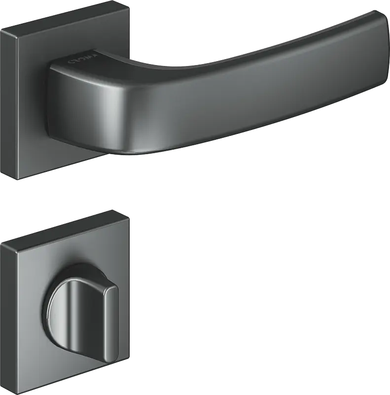 Çebi 1101-9186 Pera-S Croma Kapı Kolu PC27 (Antrasit Saten) - WC