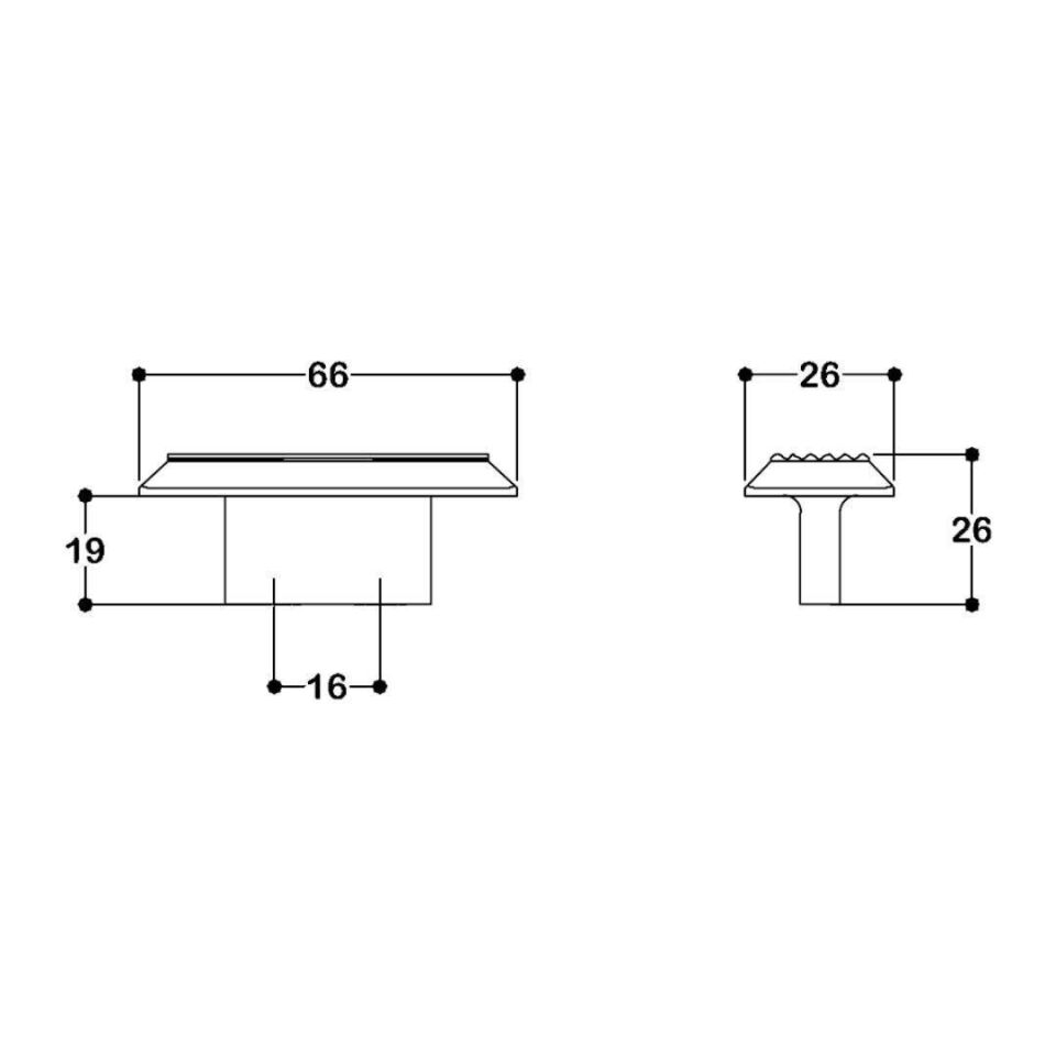 System 16 mm Gold Renk Kulp (SY9002 0016 GL)