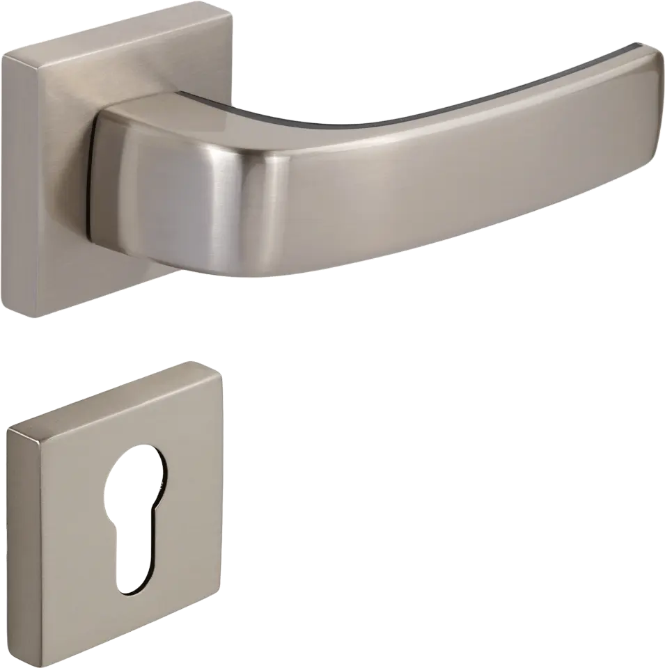 Çebi 1101-9186 Pera-S Croma Kapı Kolu MP08 ( Parlak Fırçalanmış Inox) - Yale