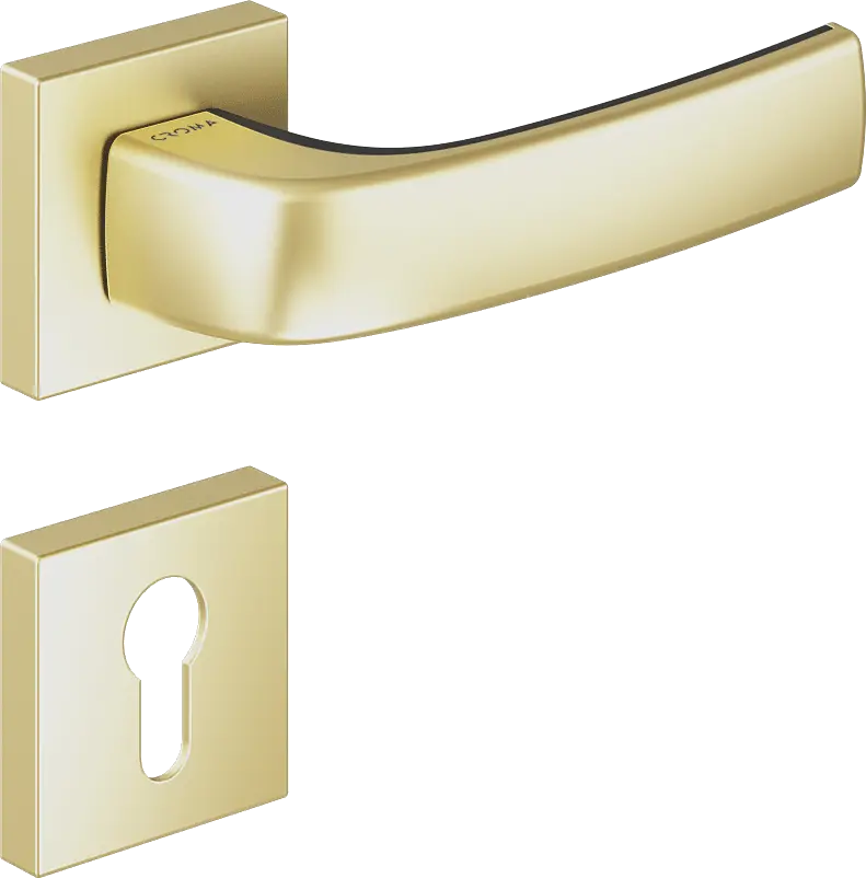 Çebi 1101-9186 Pera-S Croma Kapı Kolu PC35 (Mat Pirinç) - Yale