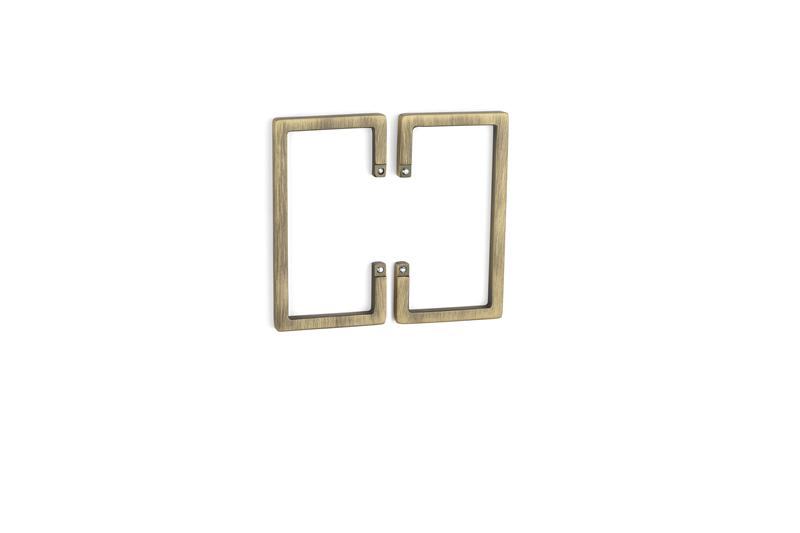 System 4703 Antik Renk Alt Taban Yarım Kulp