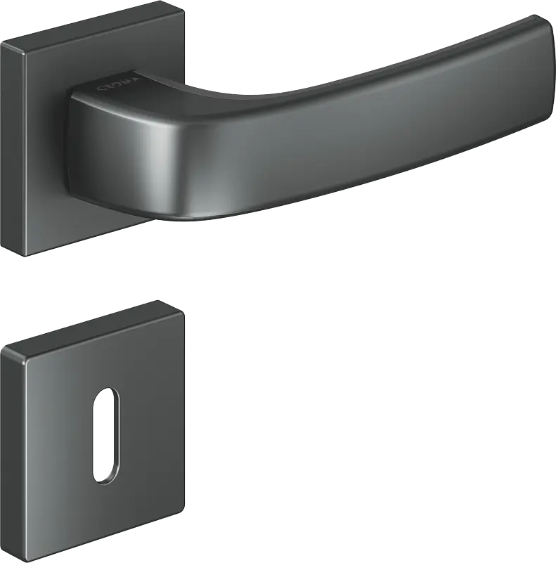 Çebi 1101-9186 Pera-S Croma Kapı Kolu PC27 (Antrasit Saten) - Oda