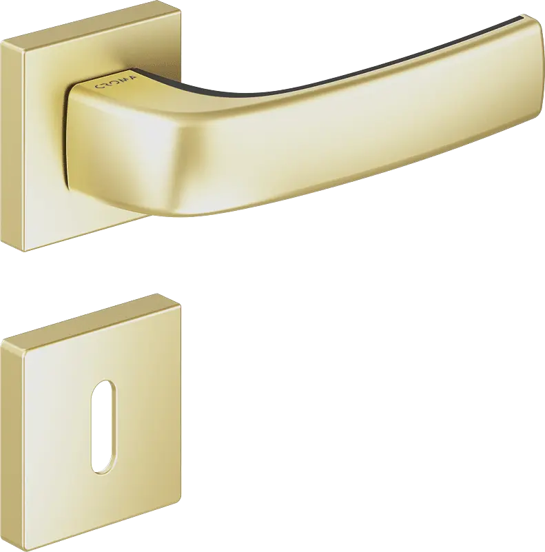 Çebi 1101-9186 Pera-S Croma Kapı Kolu PC35 (Mat Pirinç) - Oda