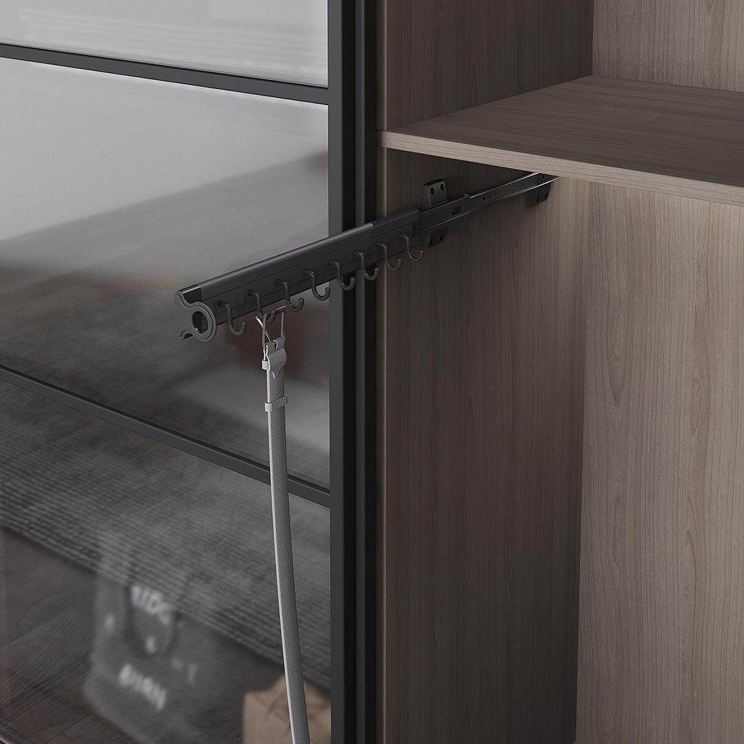 Raylı Alüminyum Kravatlık