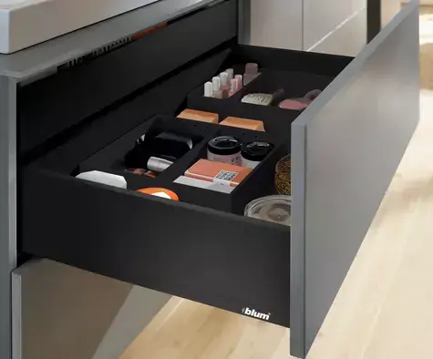 Blum Legrabox Pure C 70 Kg Blumotion Karbon Siyah