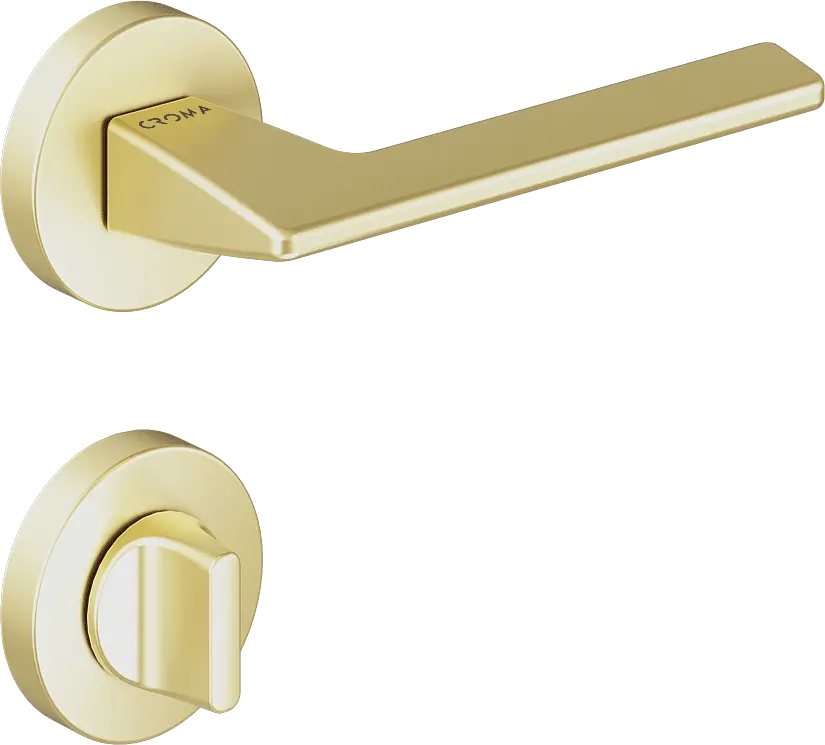Çebi 1106-9188 Via Croma Kapı Kolu PC35 (Mat Pirinç) - WC