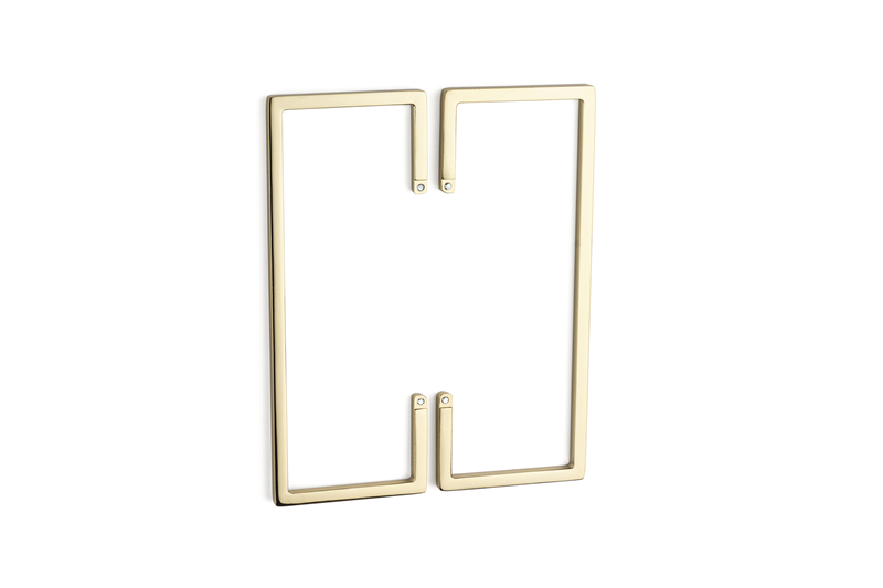 System 4703 Gold Renk Alt Taban Yarım Kulp 128 mm (SY4703 0128 GL)