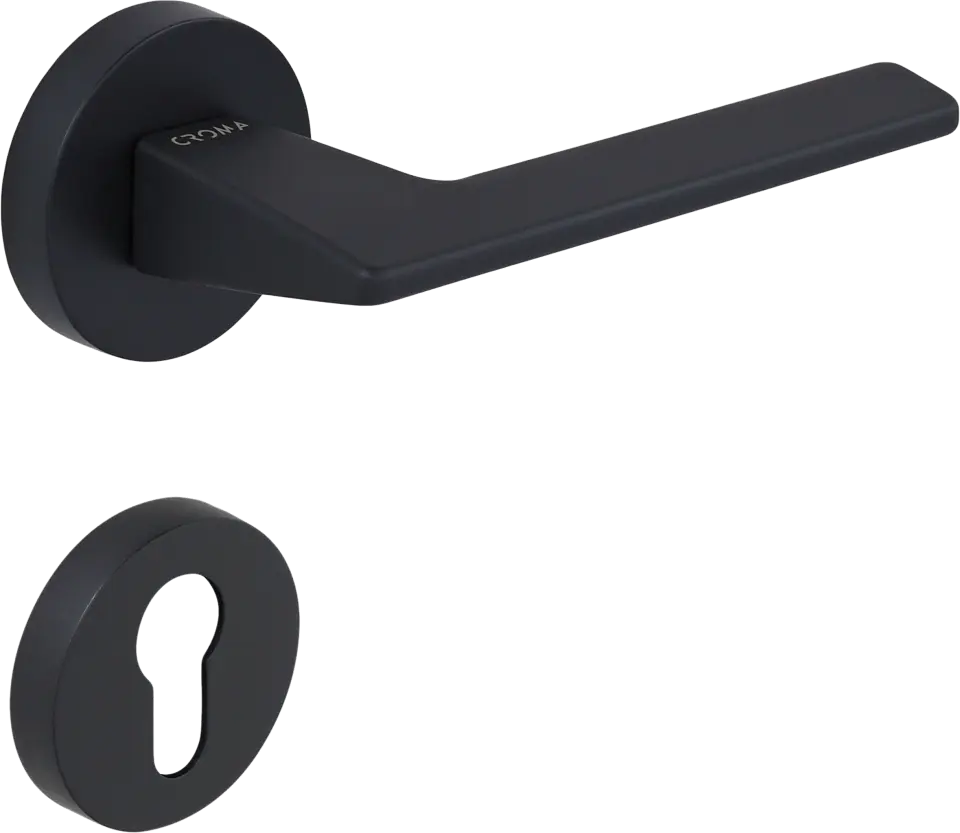 Çebi 1106-9188 Via Croma Kapı Kolu PC24 (Mat Siyah) - Yale