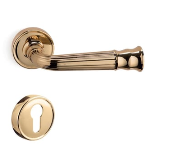 System DESPINA Rozetli Kapı Kolu Gold Renk (HA132RO14 GL)