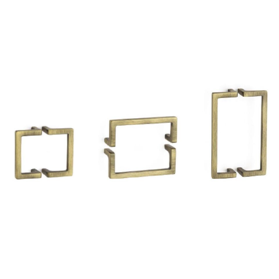 System 4704 Antik Renk Modern Yarım Kulp 128 mm (SY4704 0128 ABM)