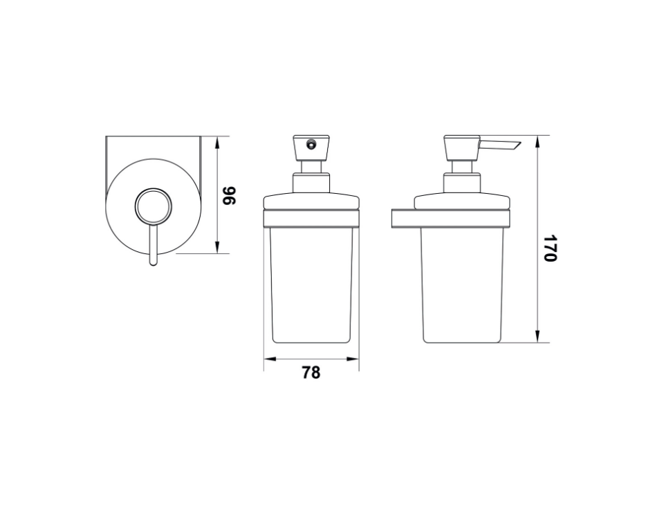 Duvara Monte Sıvı Sabunluk, SEMPLE