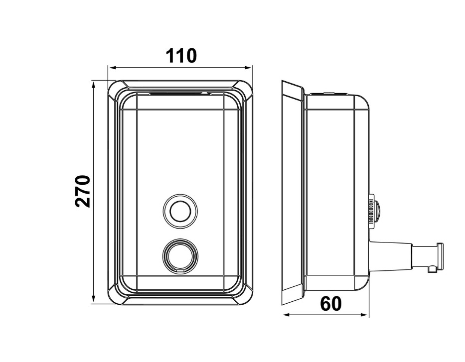 Duvara Monte Sıvı Sabunluk, NORM