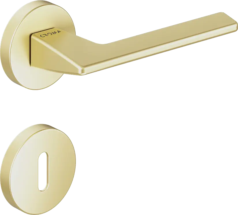Çebi 1106-9188 Via Croma Kapı Kolu PC35 (Mat Pirinç) - Oda