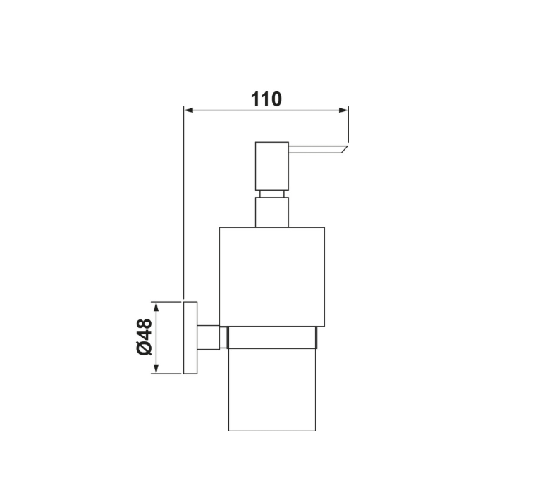 Duvara Monte Sıvı Sabunluk, AXIS