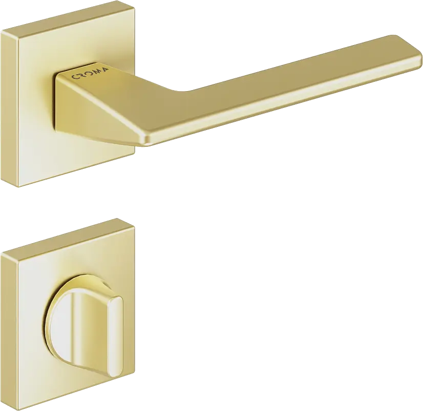 Çebi 1106-9186 Via-S Croma Kapı Kolu MP08 ( Parlak Fırçalanmış Inox) - WC