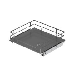 Ahşap Tablalı Bağımsız Çift Açılım Gizli Raylı Çekmece 350 mm