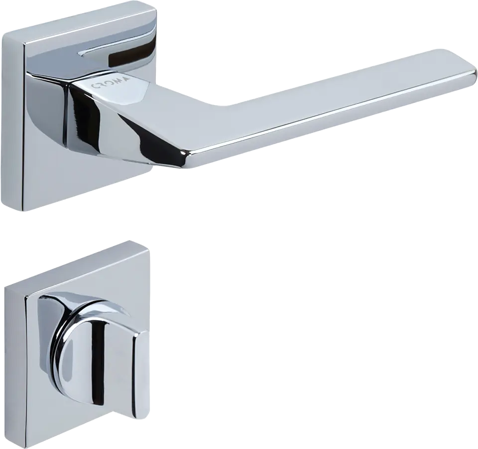 Çebi 1106-9186 Via-S Croma Kapı Kolu MP02 (Parlak Krom) - WC