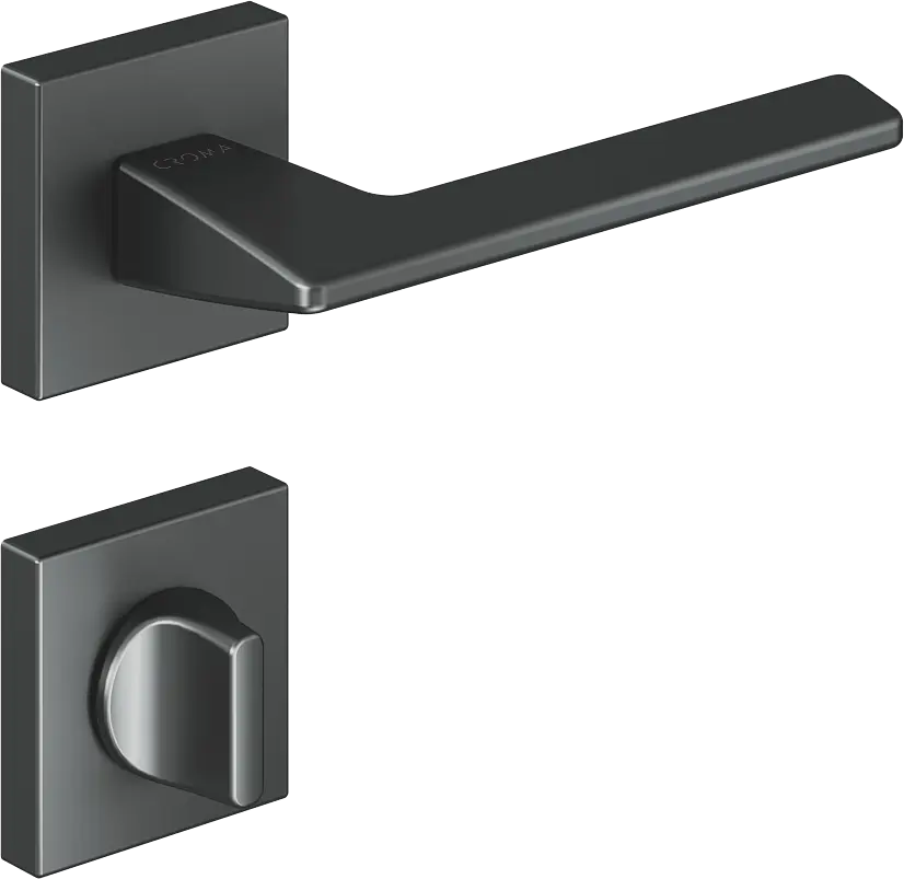 Çebi 1106-9186 Via-S Croma Kapı Kolu PC27 (Antrasit Saten) - WC