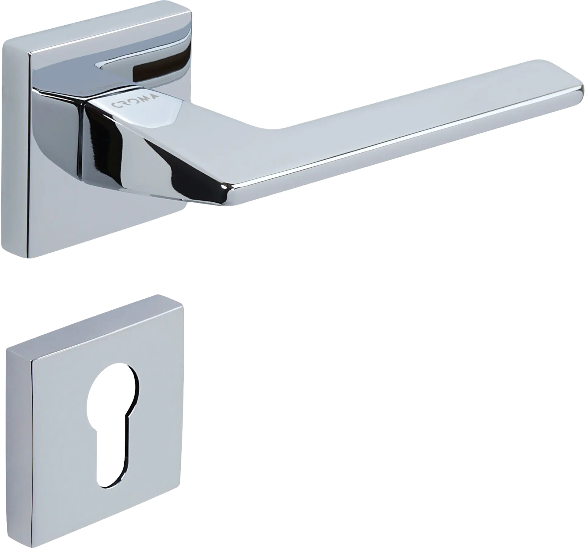 Çebi 1106-9186 Via-S Croma Kapı Kolu MP02 (Parlak Krom) - Yale