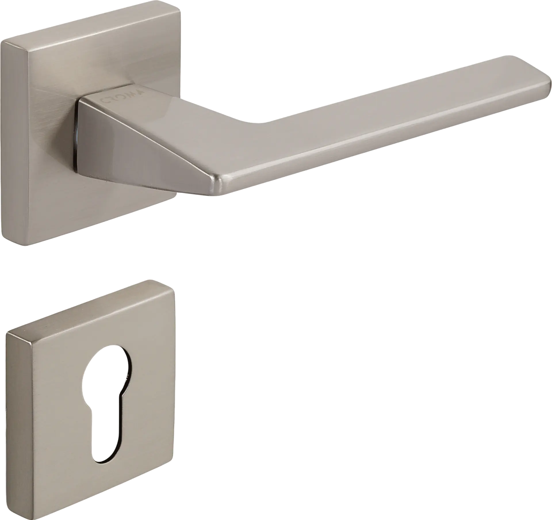 Çebi 1106-9186 Via-S Croma Kapı Kolu MP08 ( Parlak Fırçalanmış Inox) - Yale