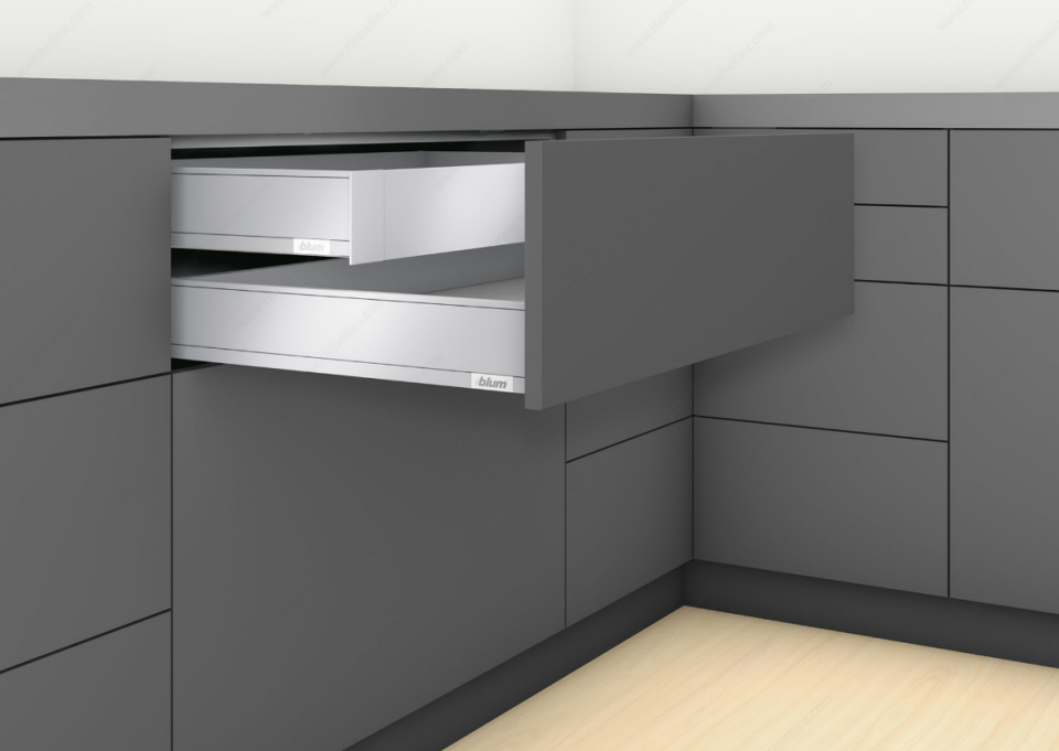 Blum Legrabox Pure M İç Çekmece 40 Kg Blumotion Orion Gri