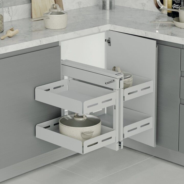 Unique Box Bağımsız Körköşe Mekanizması Beyaz
